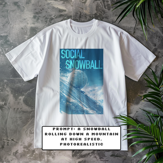 Social Snowball Official Collab | Streetwear Tee